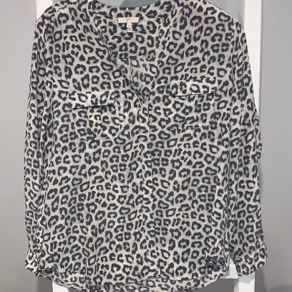 Joie Long-sleeve Silk Blouse